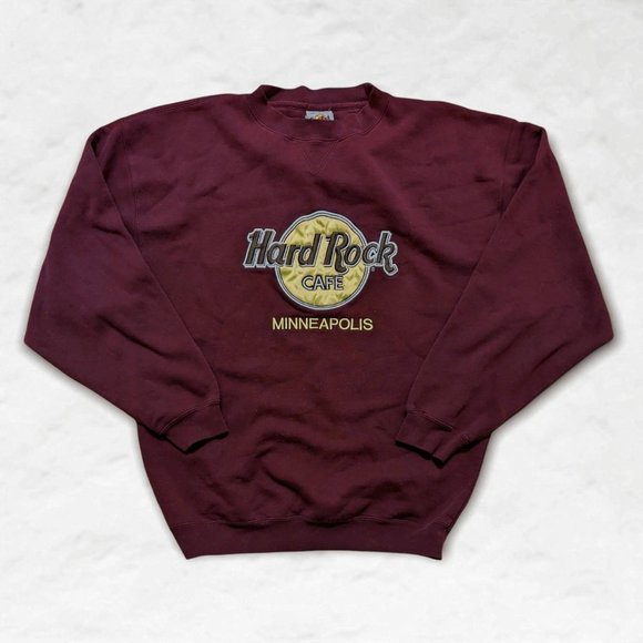 Hard Rock 'Minneapolis' Cafe Vintage Crew Neck Sweater - Picture 1 of 2